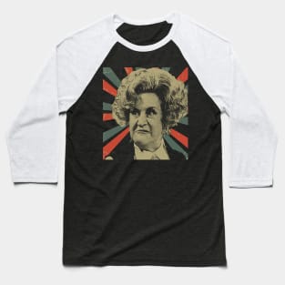 Mrs Slocombe || Vintage Art Design || Exclusive Art Baseball T-Shirt